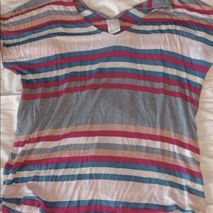 Striped Flowy Ella Moss Top